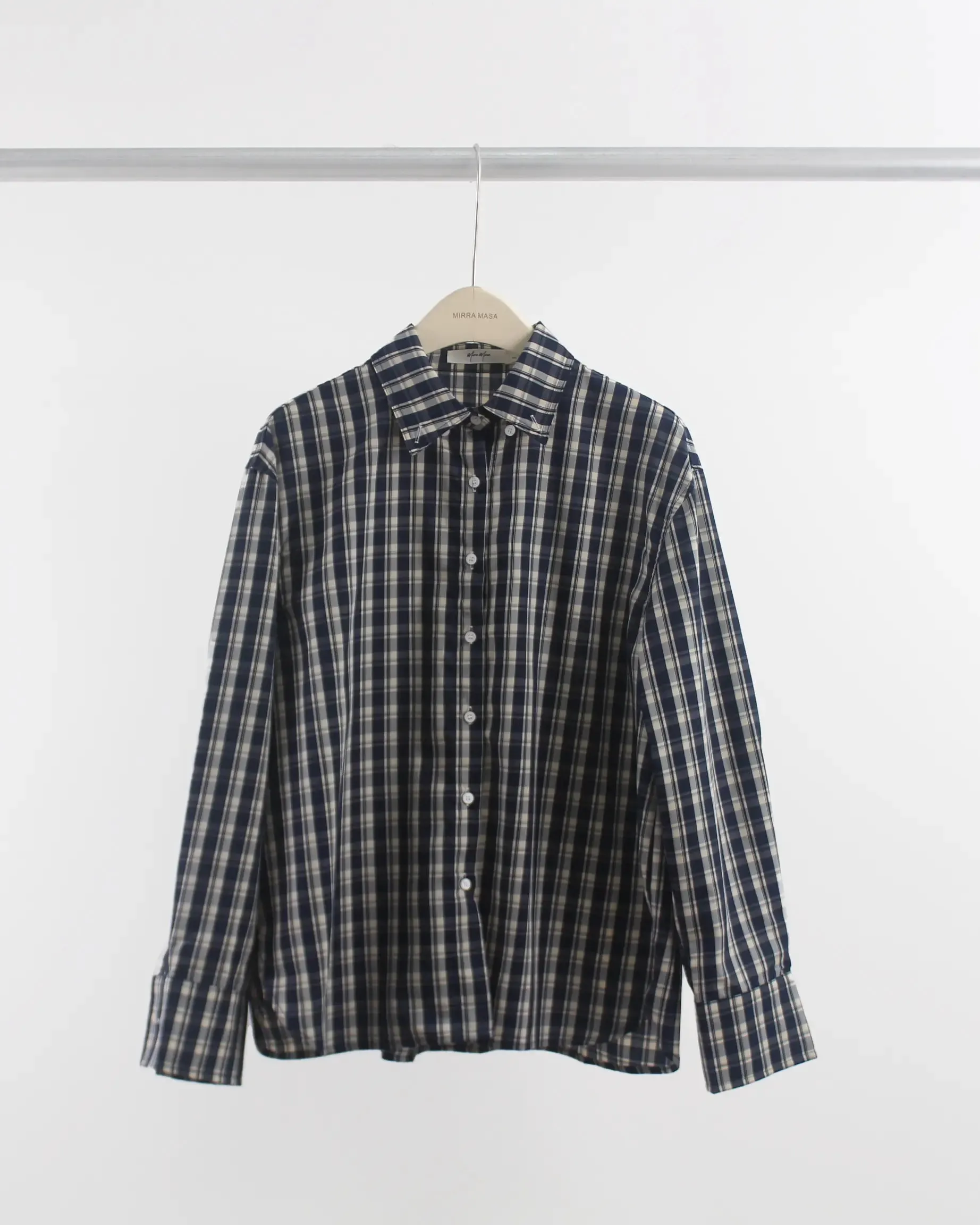 4884Q Simple Plaid Shirt