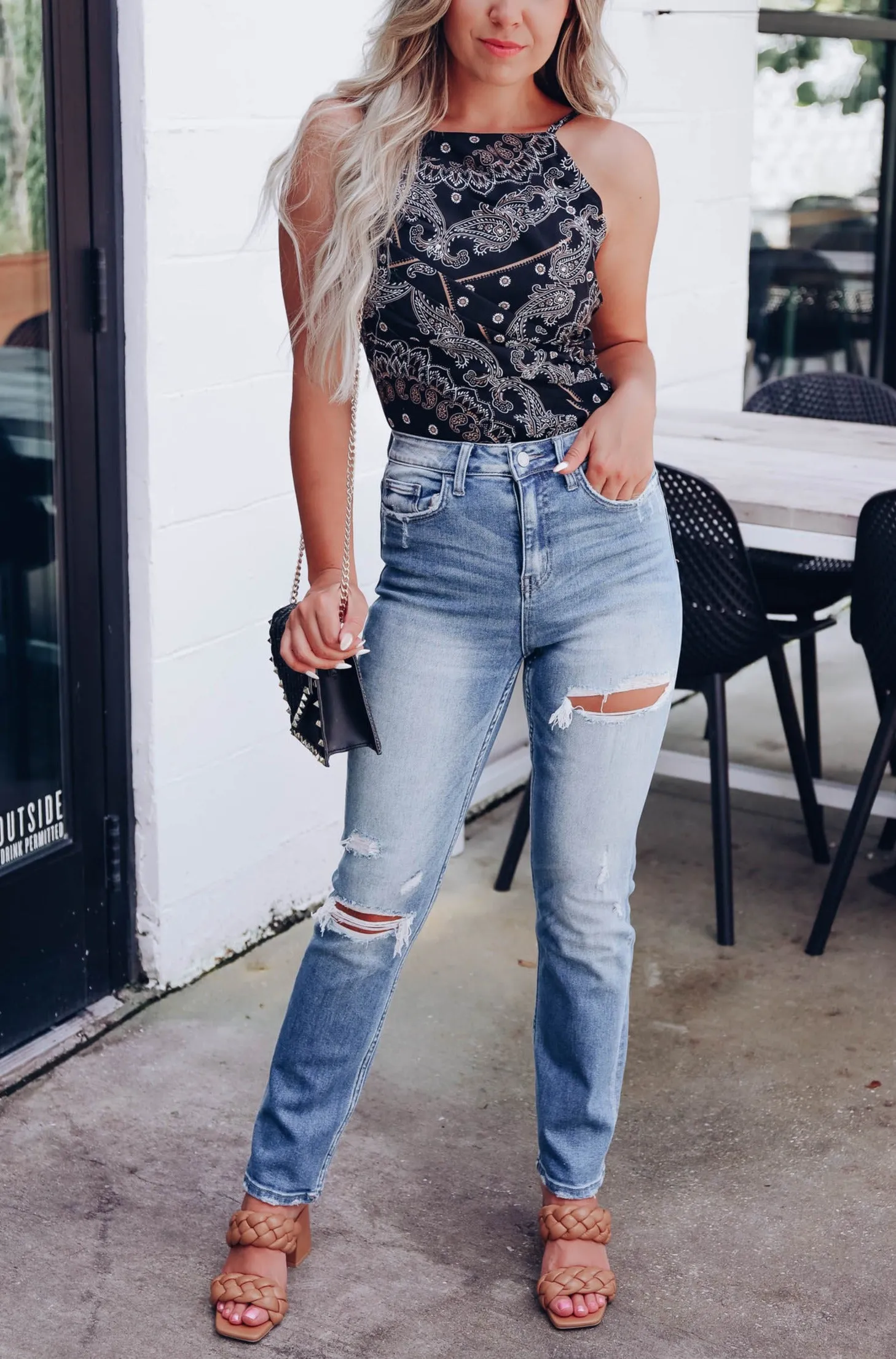 Alessandra High-Waisted Straight Jeans