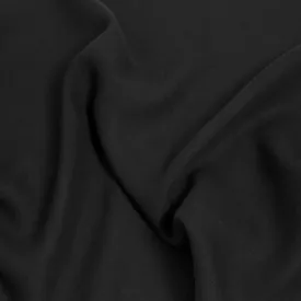 Black 100% Linen fabric 947