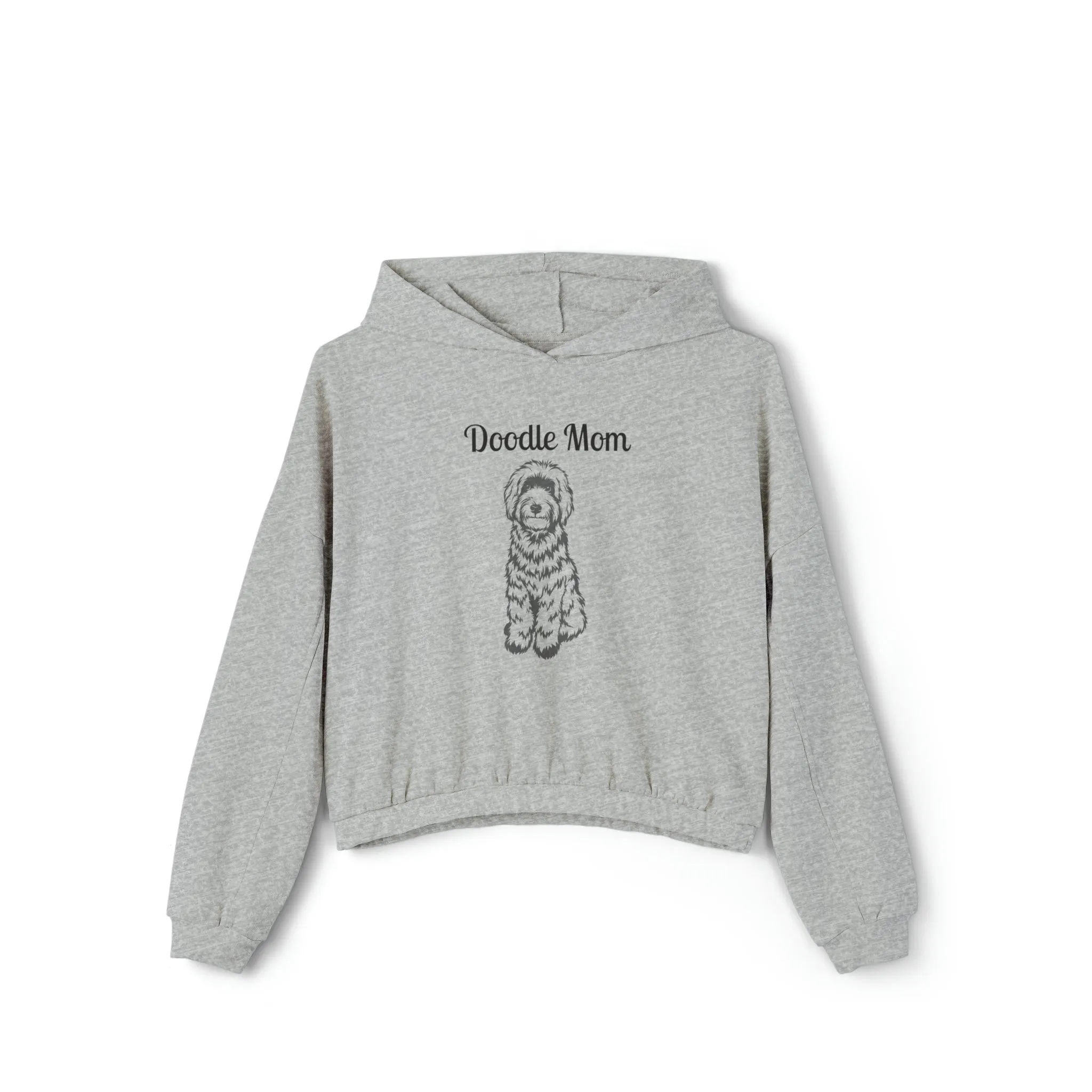 Custom Doodle Mom Women's Cinched Bottom Hoodie