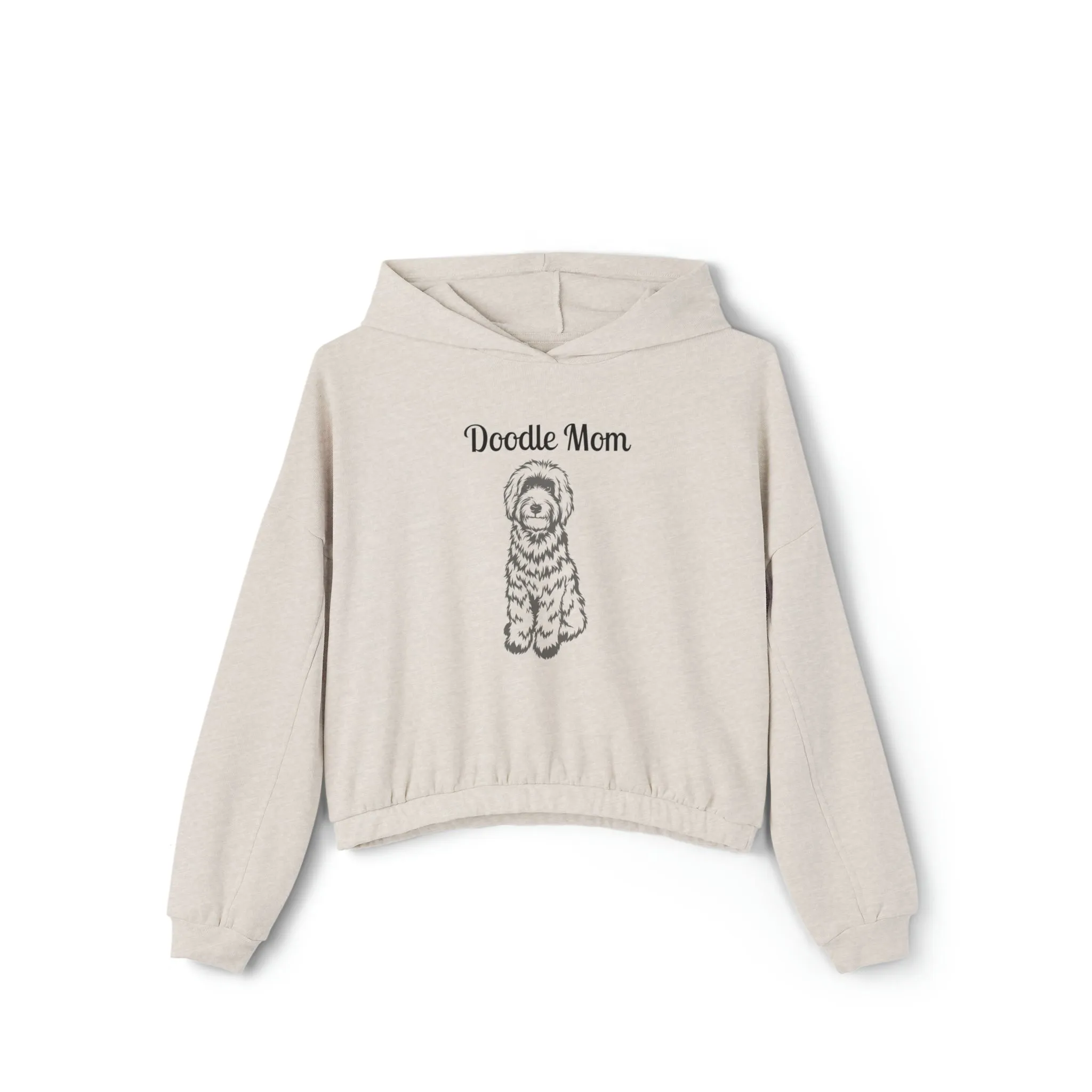 Custom Doodle Mom Women's Cinched Bottom Hoodie