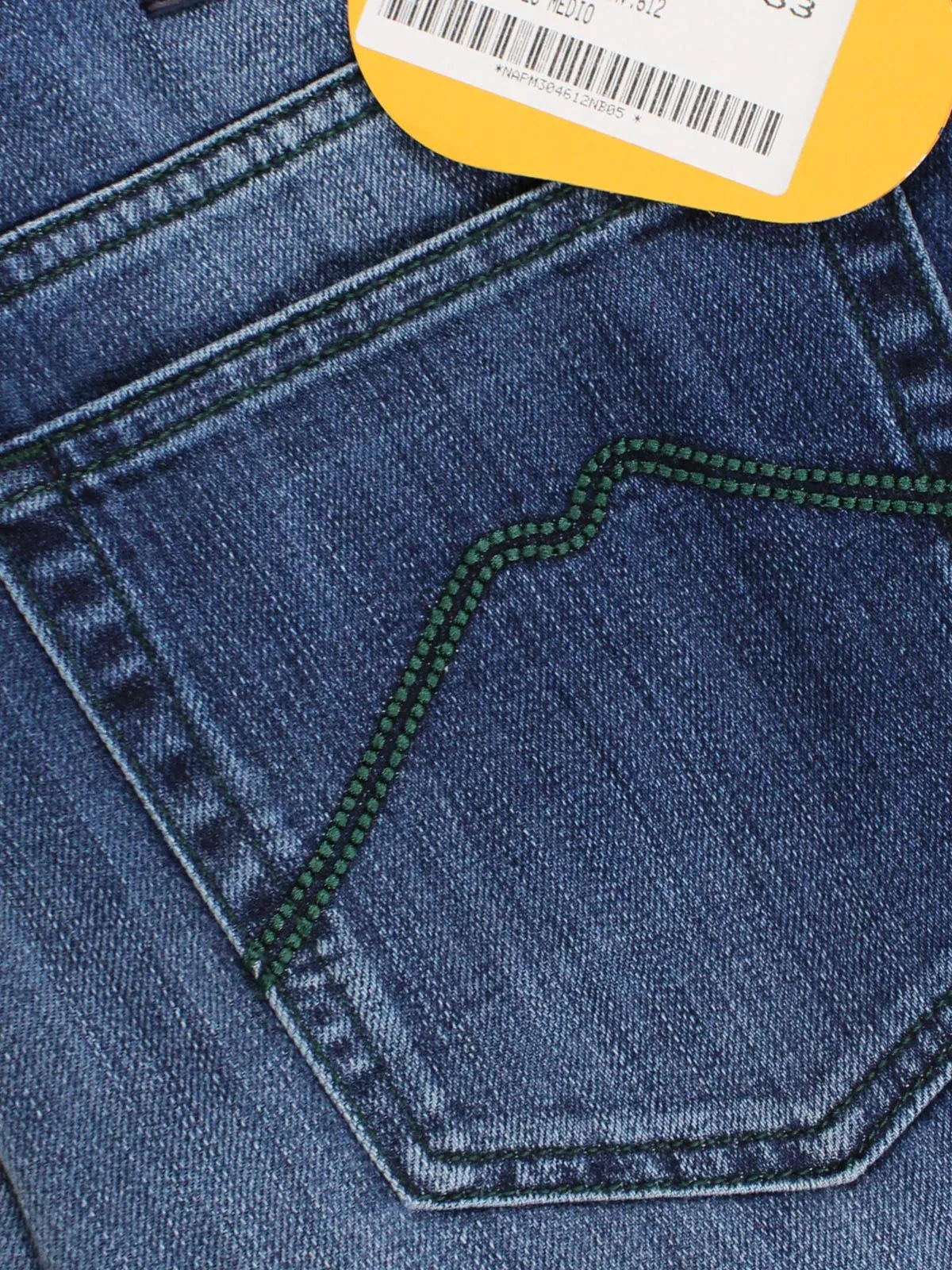 E. Marinella Jeans Dark Blue Slant Pocket Denim  33 Button Fly Slim Fit REDUCED -SALE