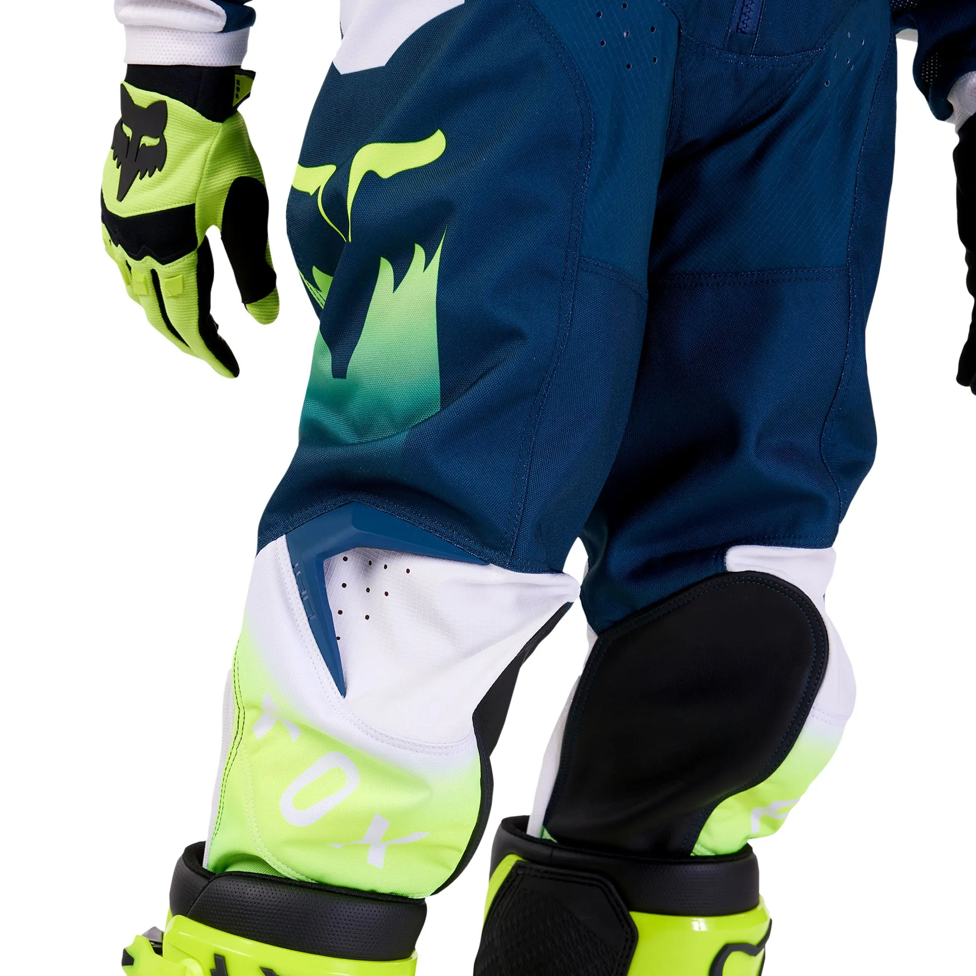 Fox Racing Youth 180 Flora Offroad Pants Dark Indigo Blue