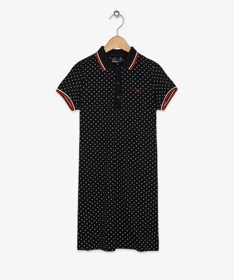 Fred Perry Polka Dot A-Line Dress