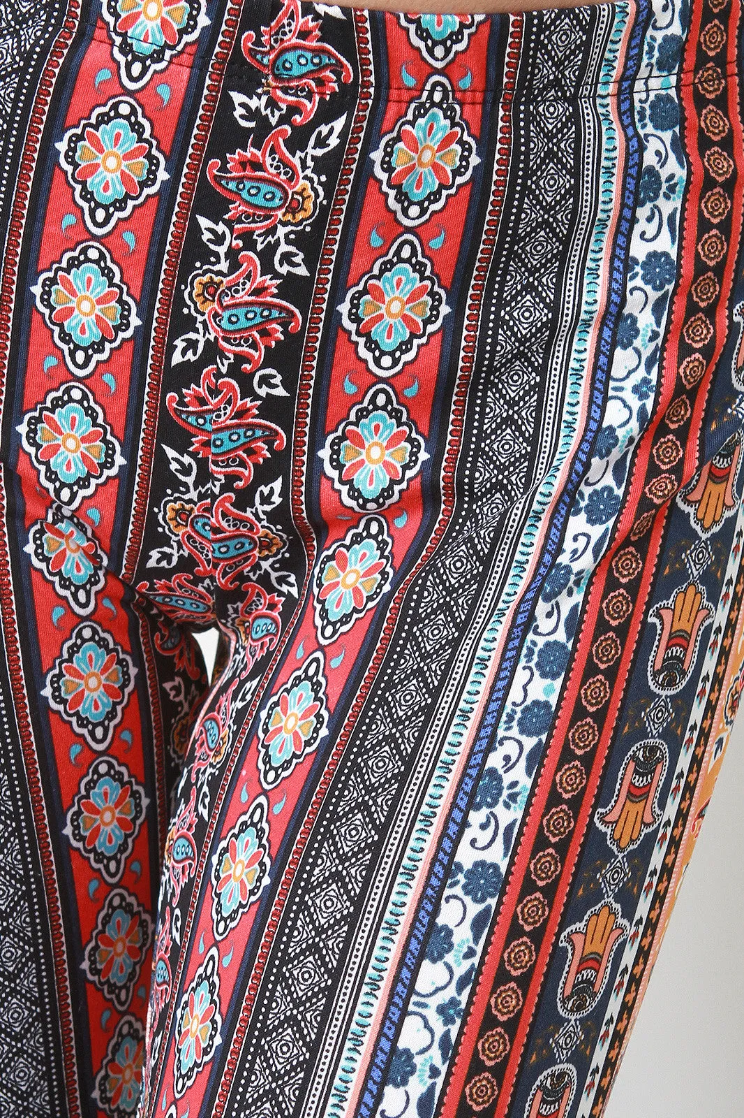 Hamsa Bohemian Flare Pants