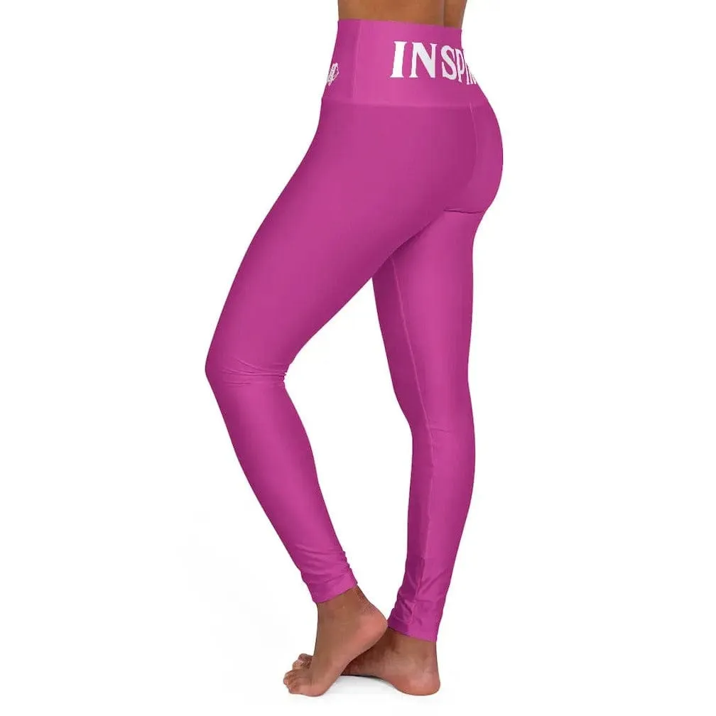 High Waisted Yoga Pants" INSPIRE "