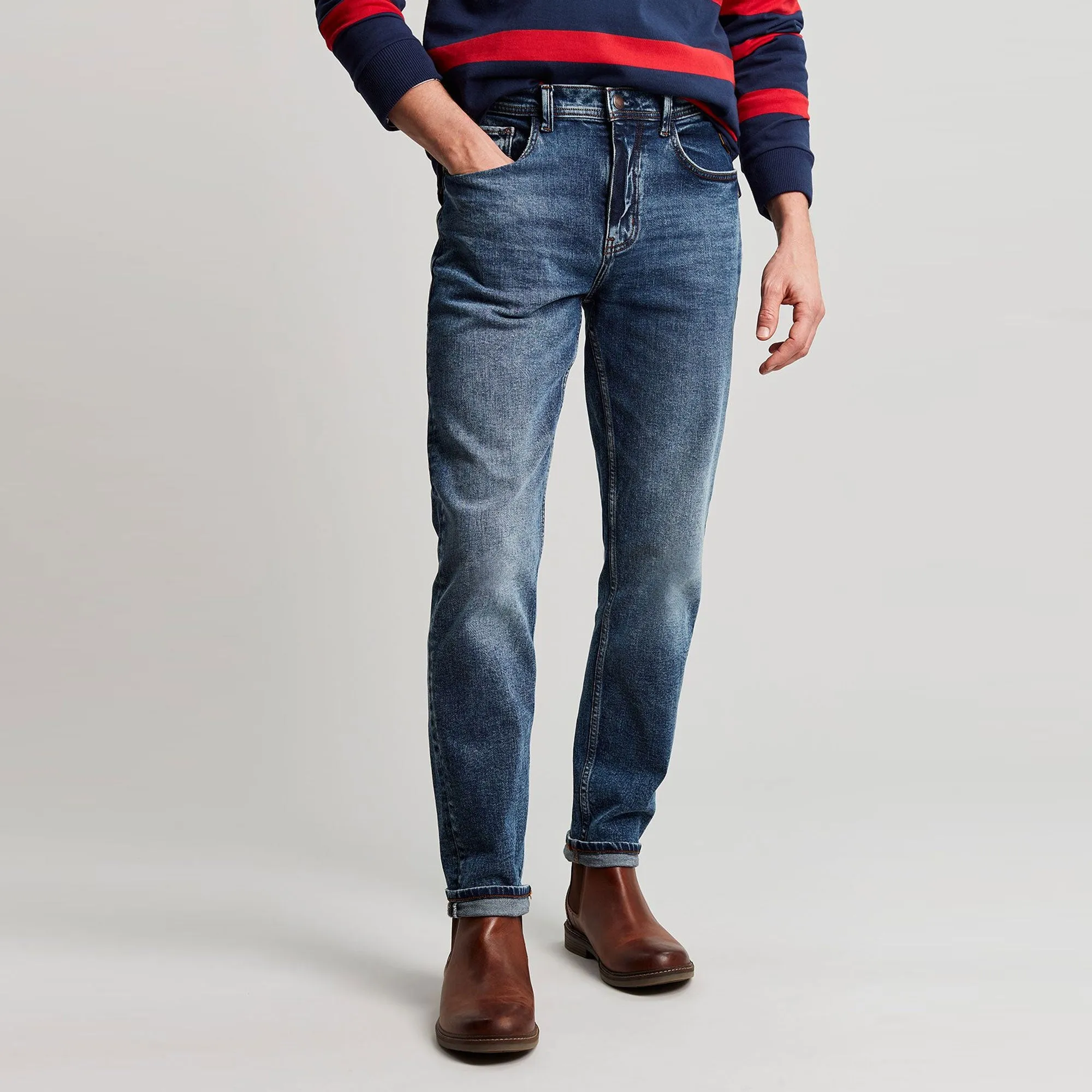 Joules Mens Oakham Slim Fit Denim Jeans