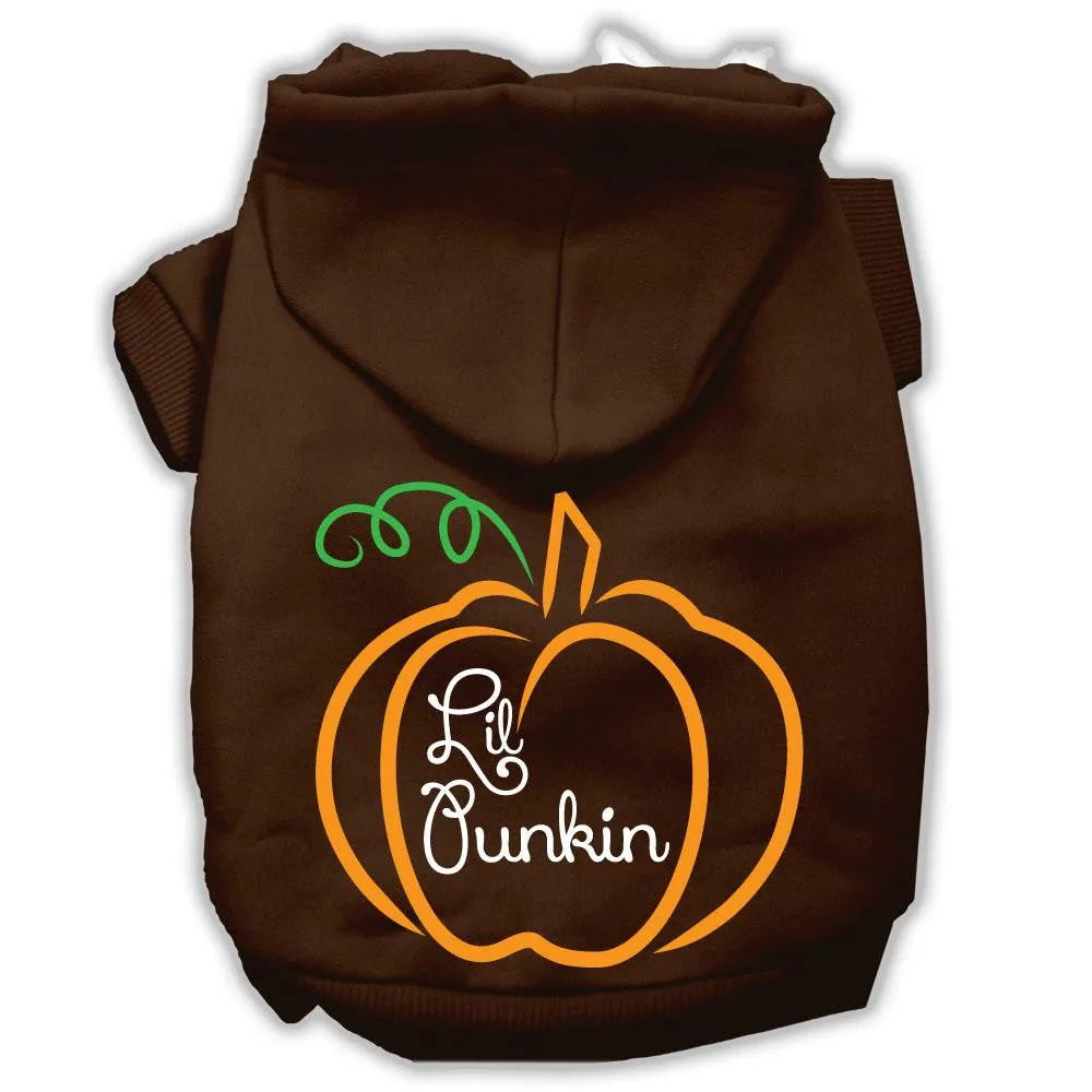 Lil Punkin Screenprint Hoodie Brown M (12)