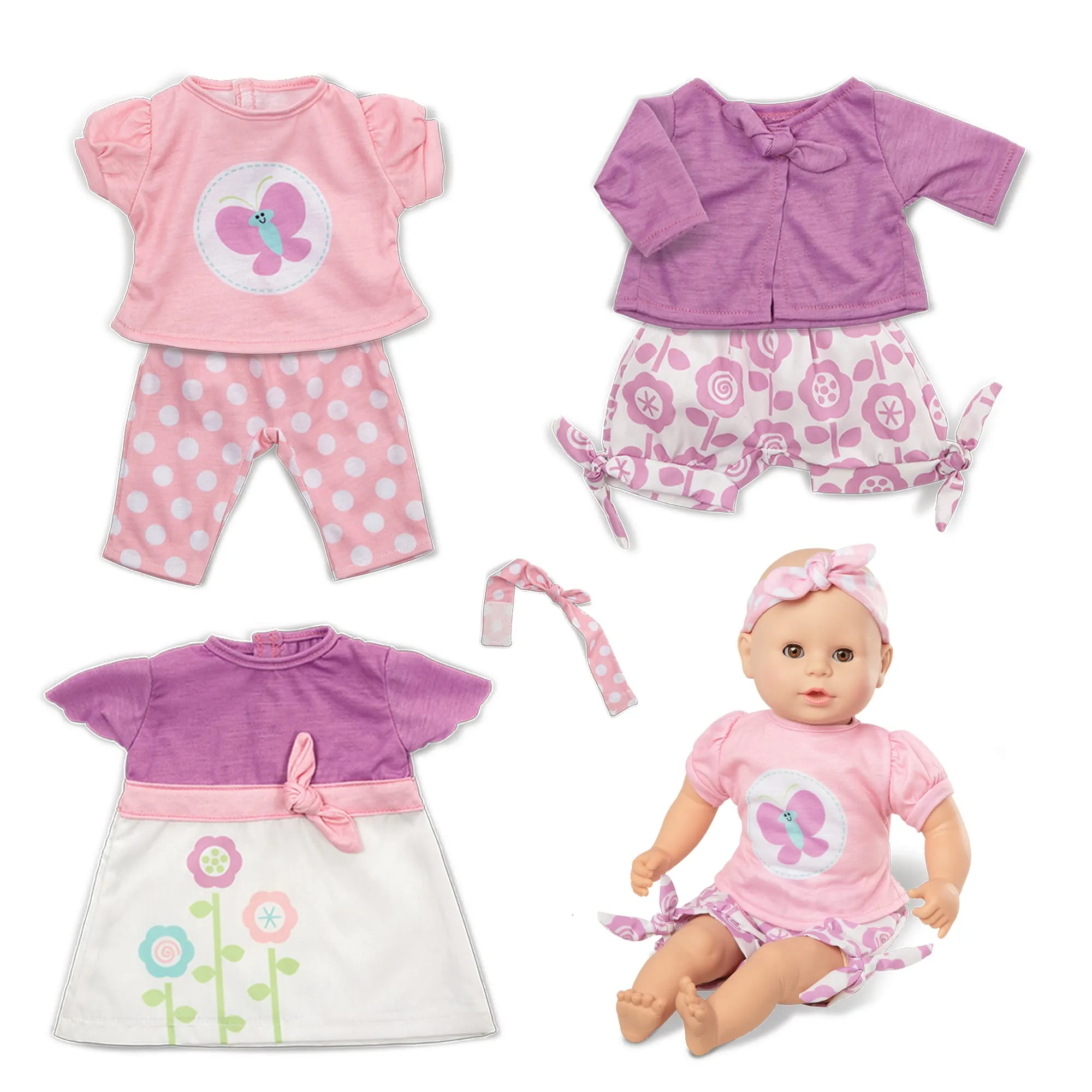 Melissa & Doug Mine to Love Mix & Match Fashion Doll Clothes