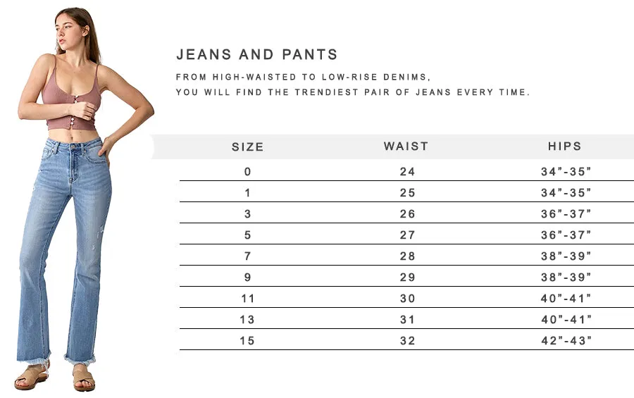 Risen Jeans - High Rise Crossover Tapered Jeans - RDP5060