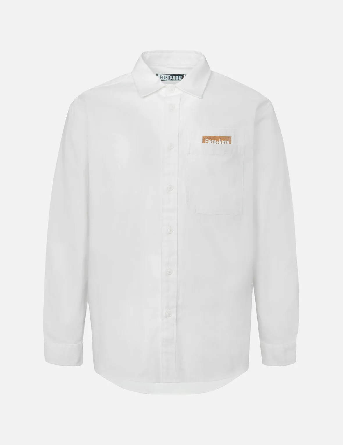 Seagull Embroidery Regular Fit Oxford Shirt