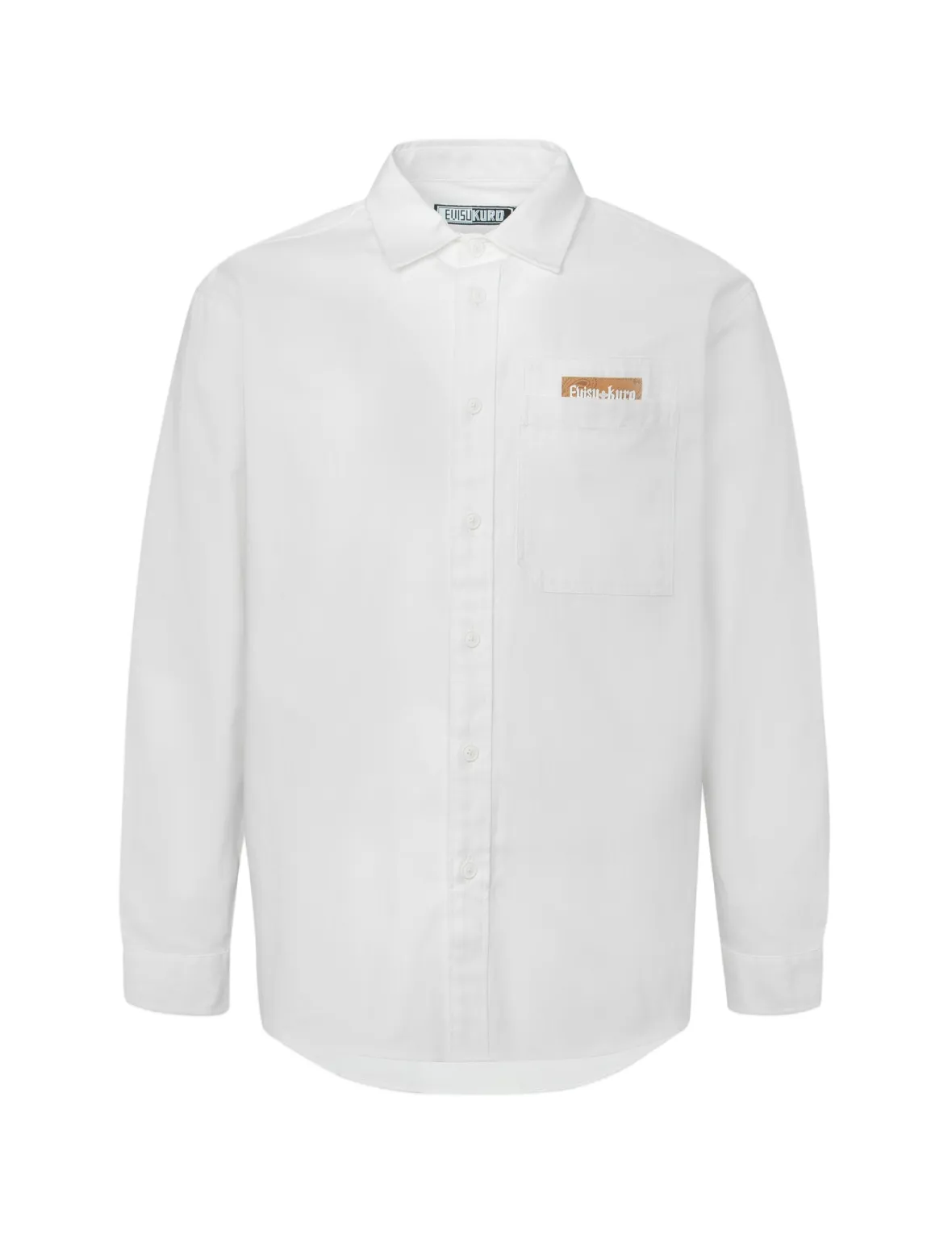 Seagull Embroidery Regular Fit Oxford Shirt