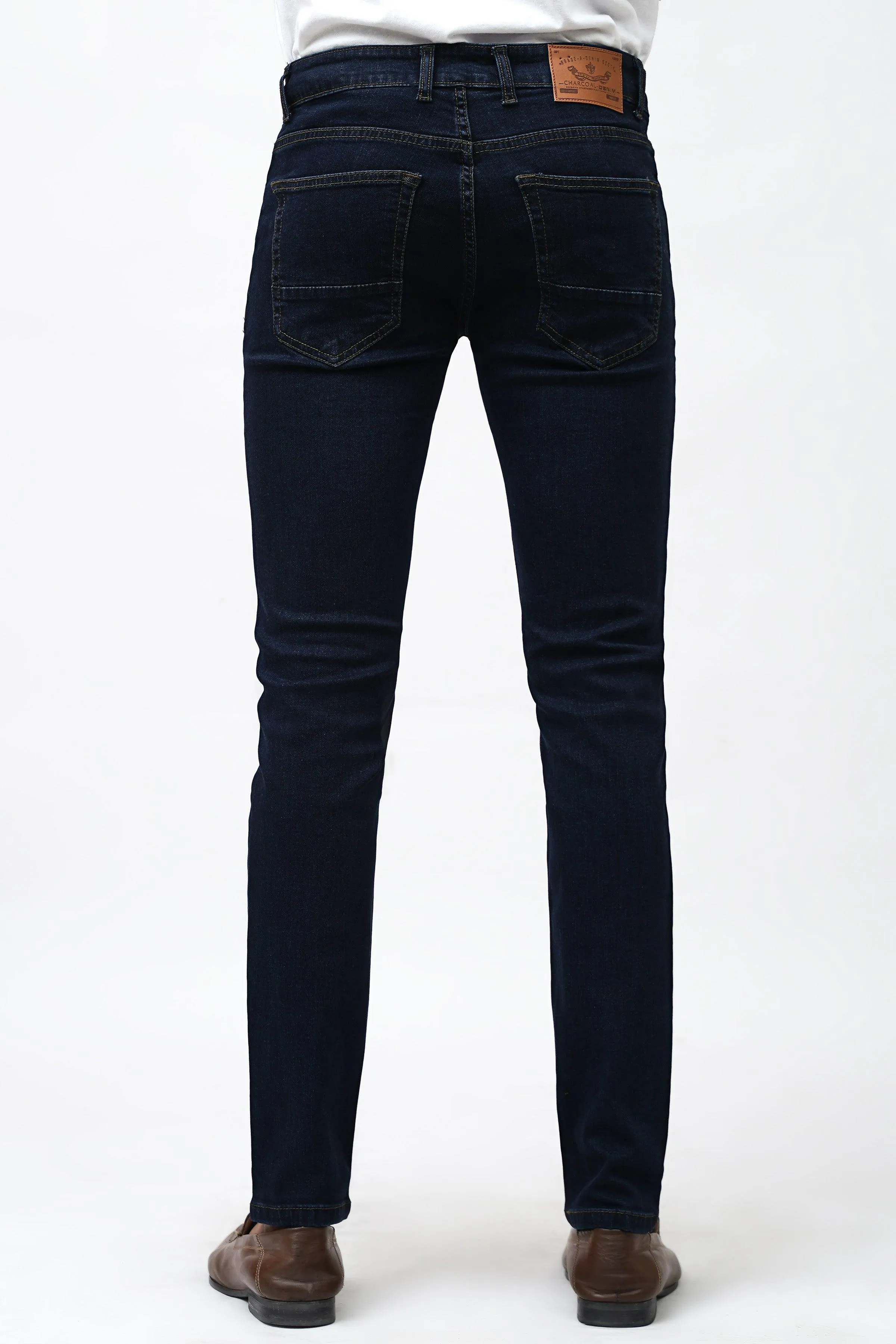 SLIM FIT NAVY BLUE DENIM JEAN