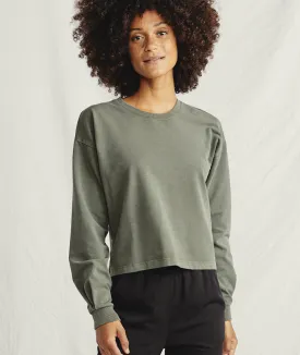 Tate Sweatshirt in Dusty Olive