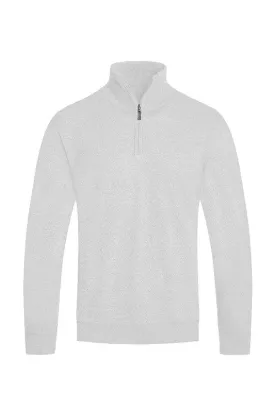 Weiv Mens Knit Quarter Zip Sweater