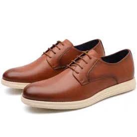 West Louis™ Casual Genuine Leather Business Elegant Shoes