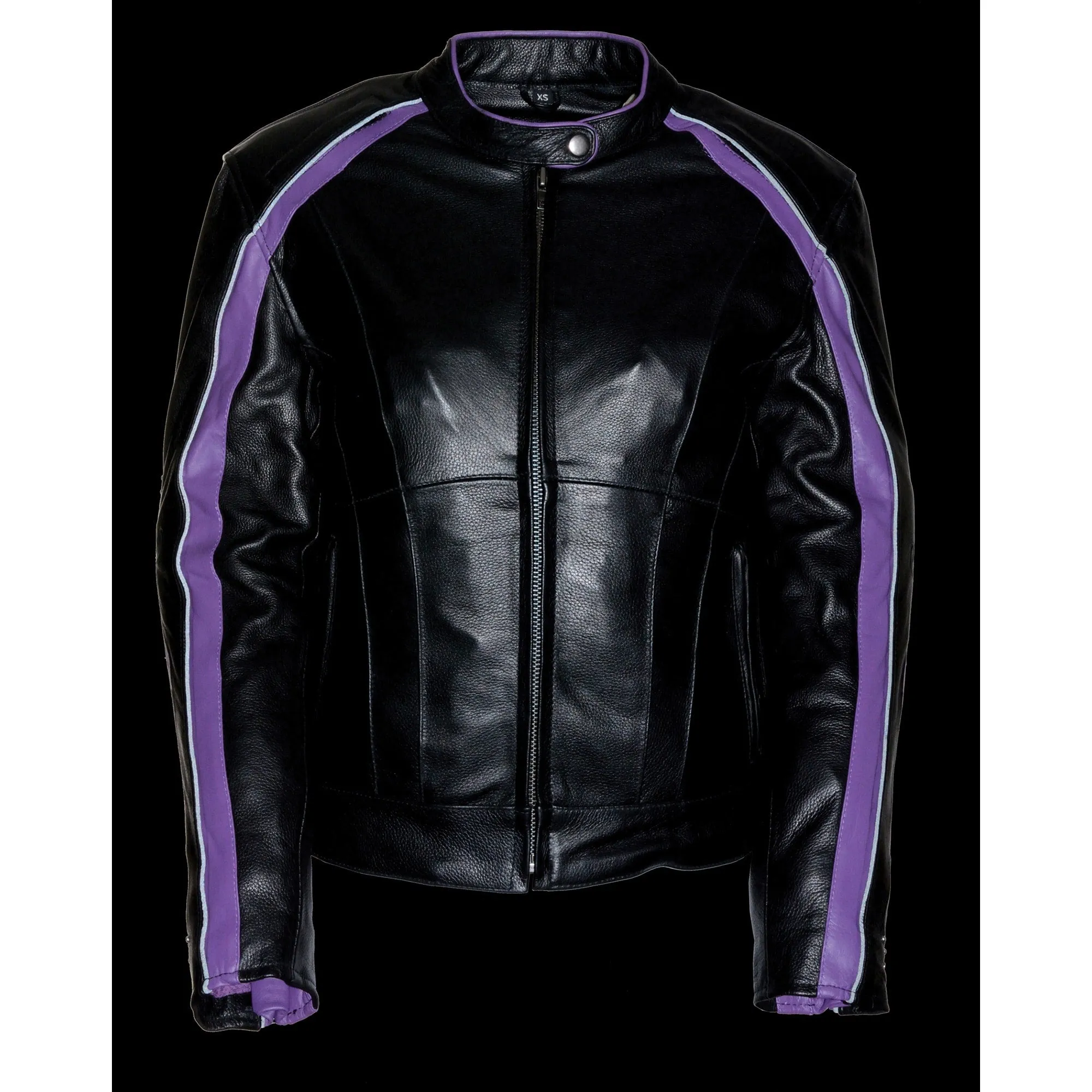 Women’s Jacket w/ Stud & Wings Detailing-Purple