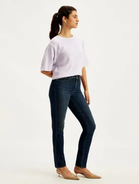 Women's Mid Rise 312 Slim Fit Dark Blue Jeans